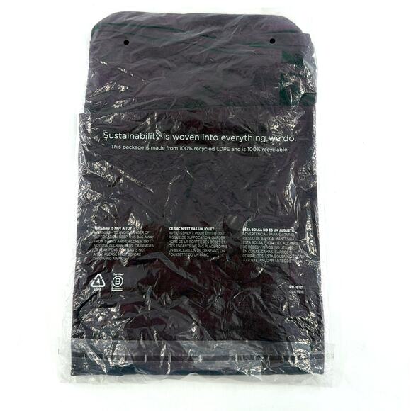 Eileen Fisher Women's Blackberry Fine Jersey Split Neck Square Top Size XL - Picture 6 of 10